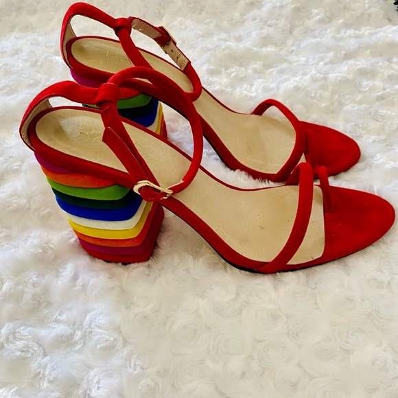 Raye red Zelda heels - Picture 3 of 6